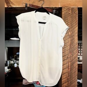 J. Crew blouse - white - Small - worn once